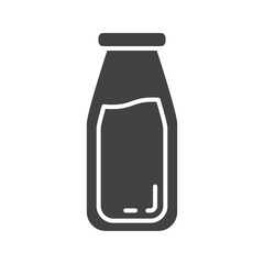 Milk Bottle I icon vector image. Suitable for mobile apps, web apps and print media.