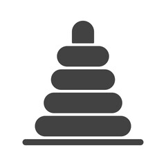 Stack Toy icon vector image. Suitable for mobile apps, web apps and print media.