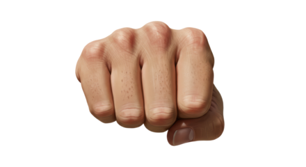 Isolated Clenched Fist