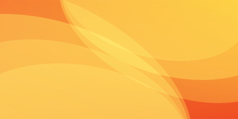 Colorful geometric background. Orange elements with fluid gradient. Dynamic shapes composition. Eps10 vector