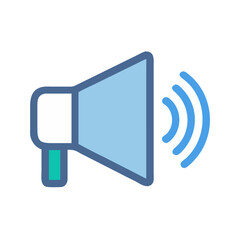 Loudspeaker Symbol for Public Audio Icon Design