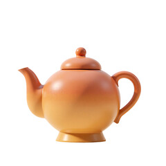 Obraz premium Teapot 3D Render Icon Illustration in Cute Cartoon Style Isolated with Transparent Background