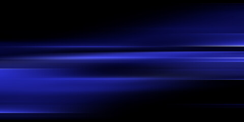 Digitally generated image of blue light and stripes moving fast
