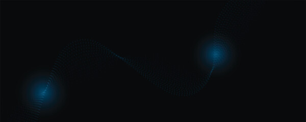 abstract blue wave background