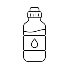 waterbottle icon, waterbottle line art - simple line art of waterbottle, perfect for waterbottle logos and icons