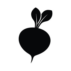 Radish vegetable vector art illustration