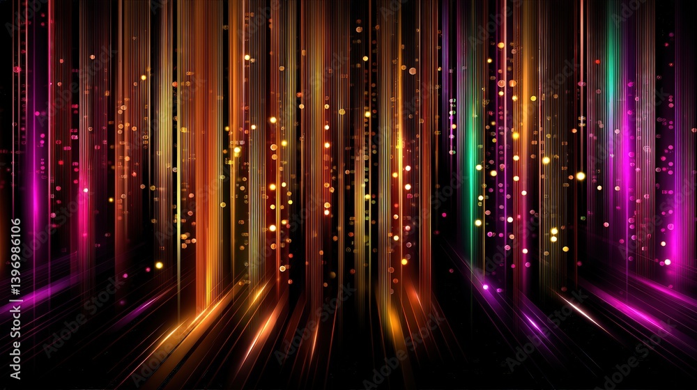 Poster colorful abstract background representing morse code through vibrant colors and intricate patterns c