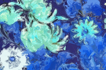 Various flowers, lotus, dog, cat, chrysanthemum, bird, rose, peony, fruit, beautiful