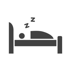 Sleeping icon vector image. Suitable for mobile apps, web apps and print media.