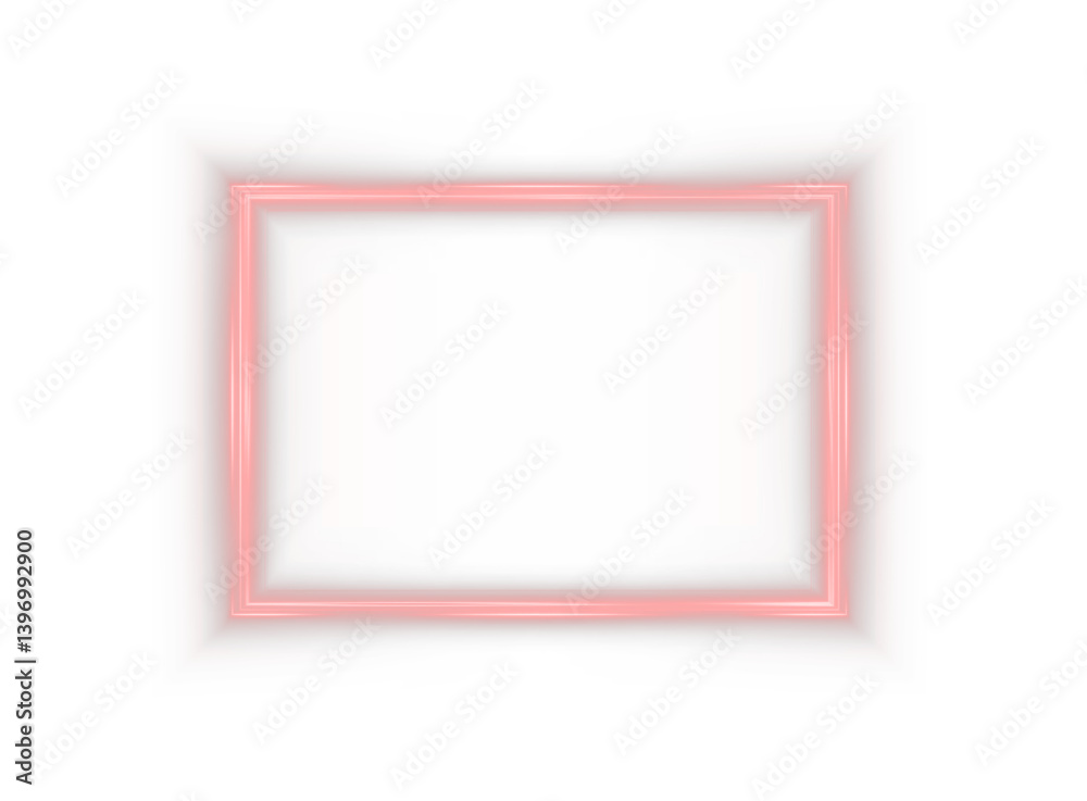 Aufkleber Glowing red light swirl with spiral and flare effects. Futuristic neon energy trail with sparkle and motion. PNG on transparent background, perfect for dynamic abstract designs