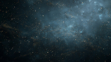 Obraz premium Immerse in a dark celestial backdrop illuminated by scattered, sparkling cosmic sparks of inspiration today