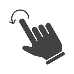 Rotate Left icon vector image. Suitable for mobile apps, web apps and print media.