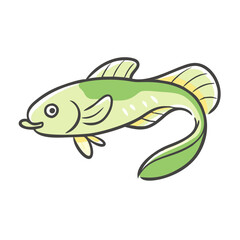 siamese algae eater fish icon, siamese algae eater fish vector illustration-simple illustration of siamese algae eater fish, perfect for siamese algae eater fish logos and icons