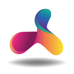 Abstract Colorful Logo Design Elements