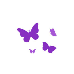 World lupus day awareness Month with purple butterflies