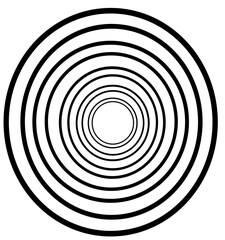black and white spiral