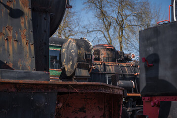 LOCOMOTIVE - Historic narrow gauge railway vehicle