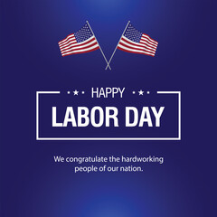Naklejka premium Labor day