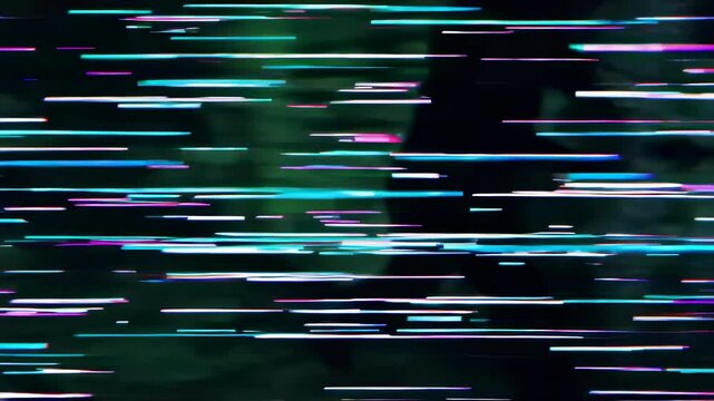 A man is walking through a tunnel with a blurry background