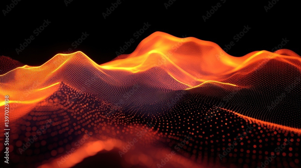 Poster abstract polygonal space low poly dark background with connecting dots and lines. connection structu