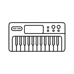 synthesizer icon, synthesizer vector illustration-simple illustration of synthesizer, perfect for synthesizer logos and icons