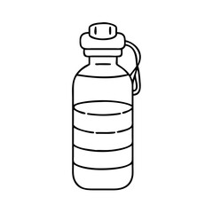 water bottle icon, water bottle vector illustration-simple illustration of water bottle, perfect for water bottle logos and icons