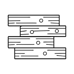 wood planks icon, wood planks vector illustration-simple illustration of wood planks, perfect for wood planks logos and icons