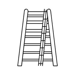 ladder icon, ladder vector illustration-simple illustration of ladder, perfect for ladder logos and icons