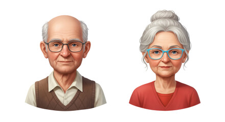 Isolated Elderly Couple