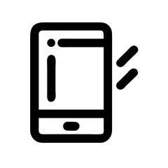 Smartphone Icon Illustrating Modern Communication for Technology Blogs, Graphic Design Projects, Digital Marketing, and Educational Materials
