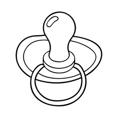 pacifier icon, pacifier vector illustration-simple illustration of pacifier, perfect for pacifier logos and icons