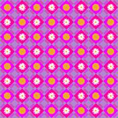 seamless pattern with flowers