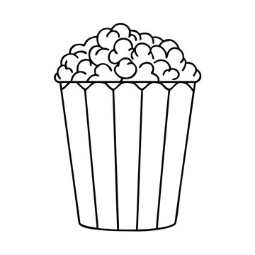 recommend clip art: popcorn icon, popcorn vector illustration-simple illustration of popcorn, perfect for popcorn logos and icons