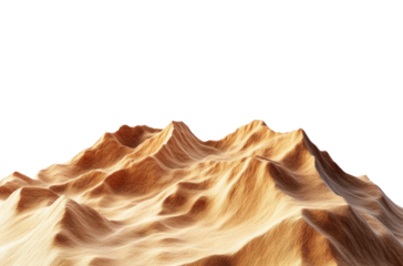 Mountain landscape view nature creative concept isolated on transparent background, png