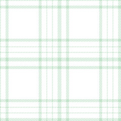 Dusty duck egg blue Seamless Tartan with Highland white accents Textile Design