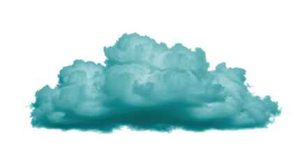 Isolated Blue Cloud