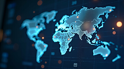 Capture impact on emerging markets by showcasing rapid growth evolving trade policies and dynamic investment flows driving economic transformation. in  Photo Stock  Concept  and empty space on the lef