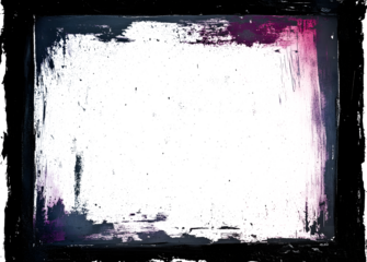 Fondo abstracto grunge con suciedad, textura marco en negro, recurso banner con efecto enmarcado. Espacio para texto o imagen.