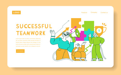 Fototapeta premium Business Cat. Flat Vector Illustration