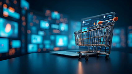 Subscription-Based Advertising Campaign: Visual Narrative for Recurring Billing Models with Segmented Content Delivery & Personalized Ad Placements in Photo Stock Concept