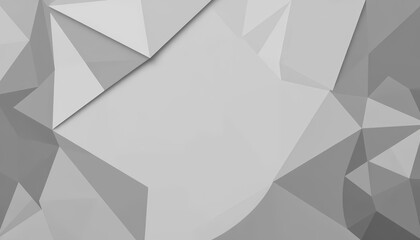Abstract gray geometric triangle background vector design, artwork, shape