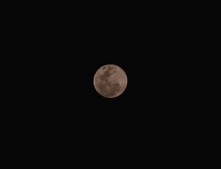 a bright white full moon