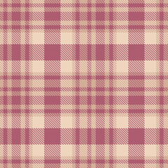 Neon mushroom and Metallic dusky rose Seamless Tartan Textile Design