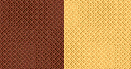Fototapeta premium abstract chocolate vector background, wafer background texture, sweet concept for your design background