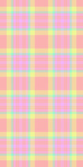 Sweet pastel plaid pattern in pink, yellow, and mint green.  Perfect for backgrounds, textiles, or crafting projects.  This cheerful, seamless design evokes feelings of springtime and joy.