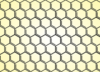 Seamless honeycomb background illustration 