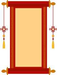 Chinese Scroll Banner