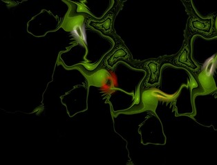 Imaginatory fractal abstract background Image