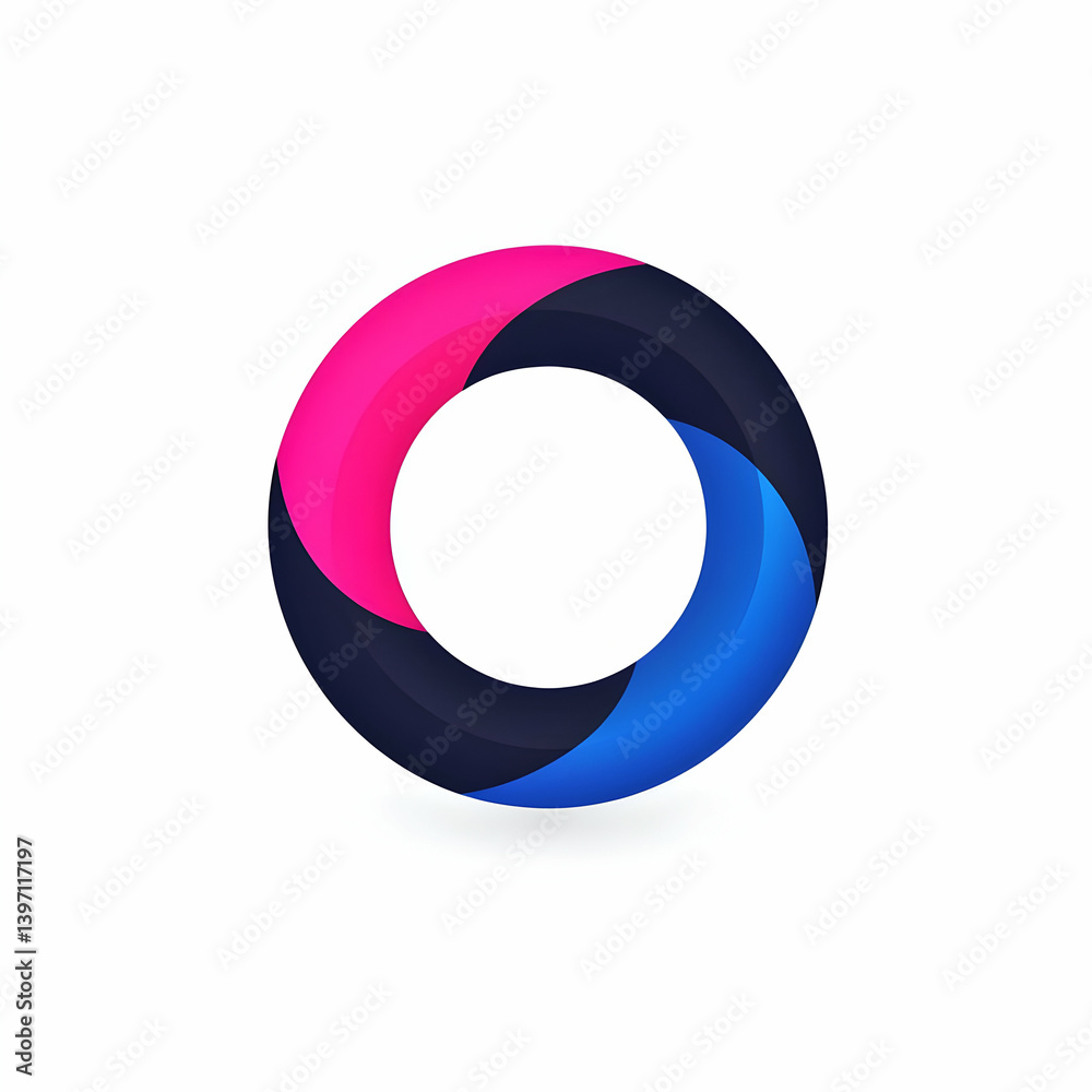 Poster flat design symbol for website loading representation in minimal style