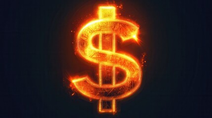 Dollar symbol , money currency icon. illustration